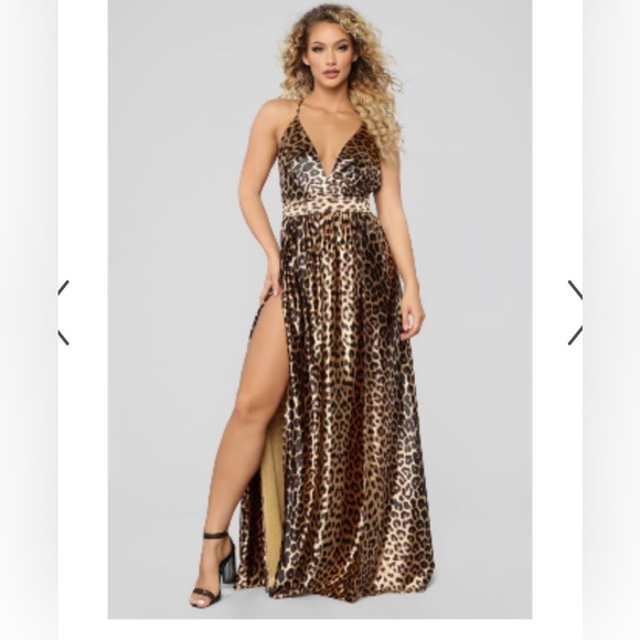 Fashion Nova Dresses & Skirts - Fashion Nova Gold Satin Dress
